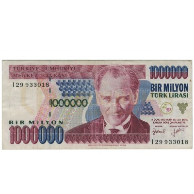 1000000 Liras - Turquia 1970-97