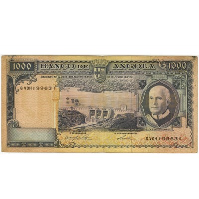 1000 Escudos - Angola 1962 MBC