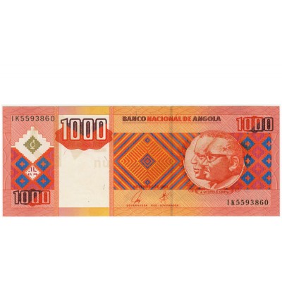 1000 Kuanzas - Angola 2003 NOVA