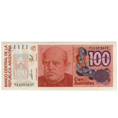 100 Australes - Argentina 1985