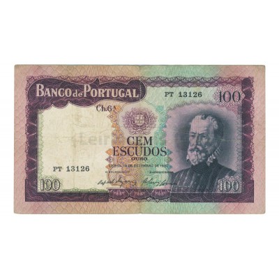 100 Escudos - Portugal 1961 Bela