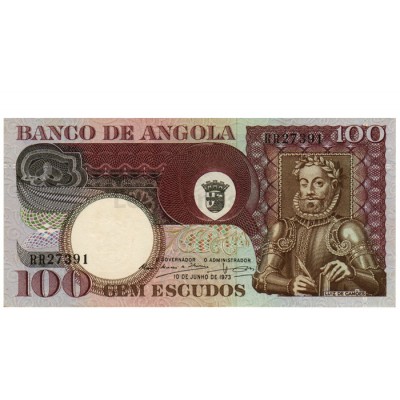 100 Escudos - Angola 1973 Nova