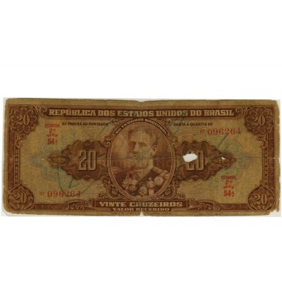 20 Cruzeiros - Brasil 1950