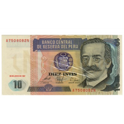 10 Intis - Peru 1987