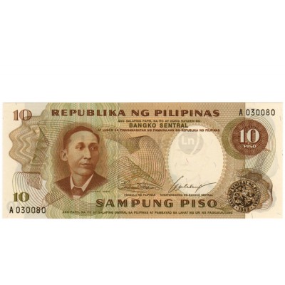 10 Piso - Philipinas 1970