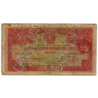 ? Libra Esterlina - Mo&ccedil;ambique 1919 BC