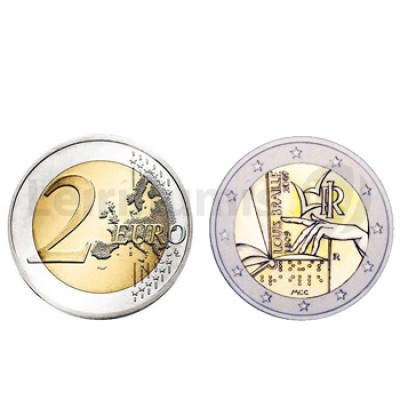 2 Euros Louis Braille Italia 2009