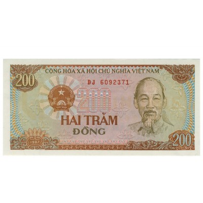 200 Dong - Vietnam do Norte 1987