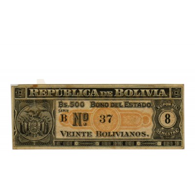 20 Bolivianos - Bolivia 1902
