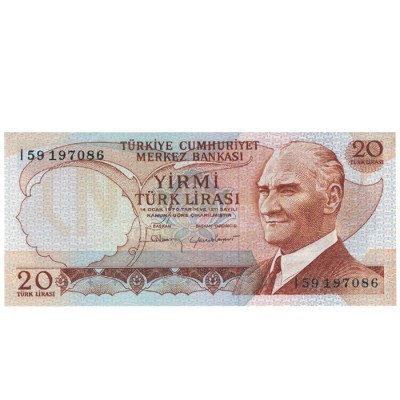 20 Liras - Turquia 1970