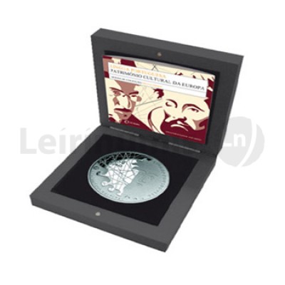 Moeda 2,5€ Comemorativa Língua Portuguesa 2009 Prata Proof