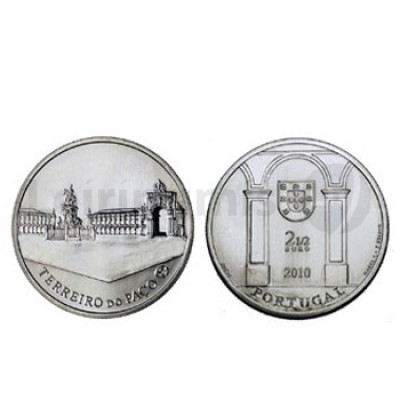 Moeda 2,5€ Comemorativa Terreiro do Paço 2010 Cuproniquel