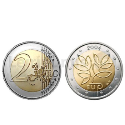 Moeda 2€ Alargamento da U.E. Finlândia 2004