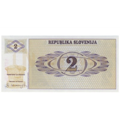 2 Tolarjev - Eslovenia 1990 Nova