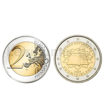 2 Euros Tratado Roma Finlandia 2007