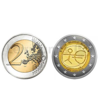 2 Euros 10 Aniversário da UEM Bélgica 2009