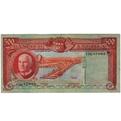 500 Escudos - Angola 1970 MBC