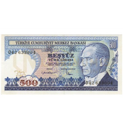 500 Liras - Turquia 1970-72