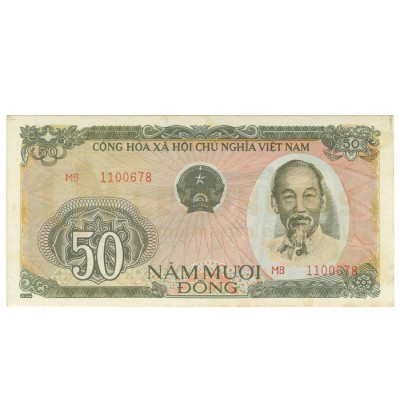 50 Dong - Vietnam do Norte 1985