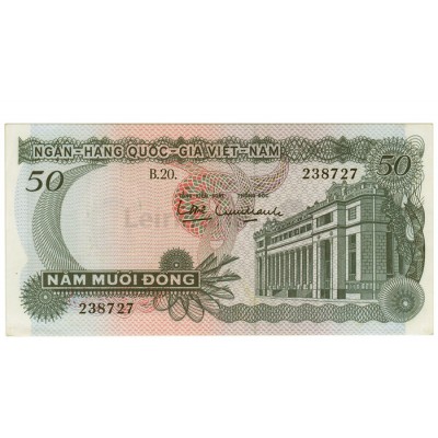 50 Dong - Vietnam Sul 1969