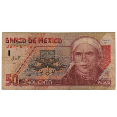 50 Pesos - Mexico 1999