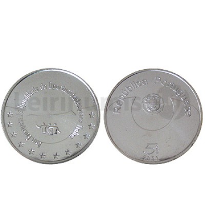 Moeda 5€ Ano Europeu Igualdade de Oportunidades para Todos 2007 Prata