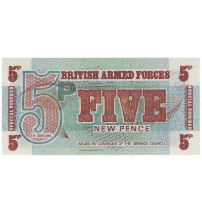 5 Pence Inglaterra 1972