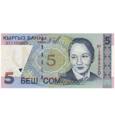 5 Som - Kirguistao 1997