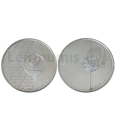  Moeda 8€ Futebol é Desportivismo 2003 Prata