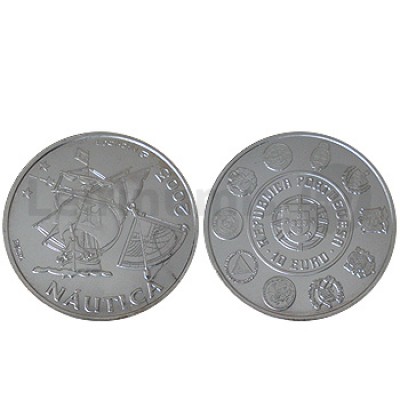 Moeda 10€ Náutica 2003 Prata