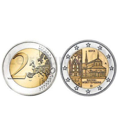2 Euros Baden Wurttemberg Alemanha 2013 D