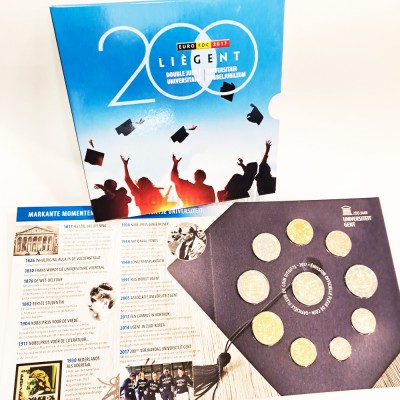 BNC - Bélgica 2017 (com 10 moedas duas comemorativas)