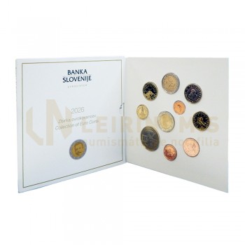 Carteira BNC Eslovénia 2026 10 moedas