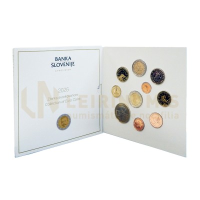 Carteira BNC Eslovénia 2026 10 moedas