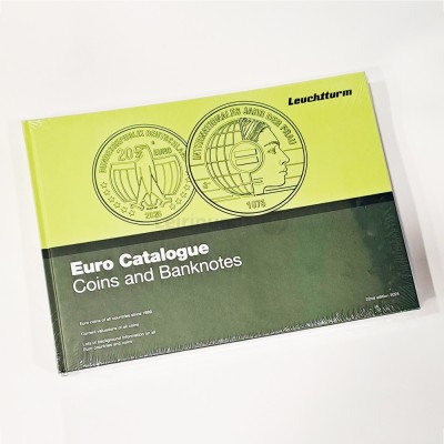Catálogo Moedas e Notas Euro Leuchtturm 2025