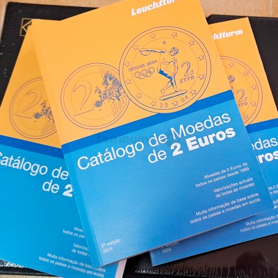 Catálogo Moedas 2 Euros  2024 Leuchtturm (Em Português) 