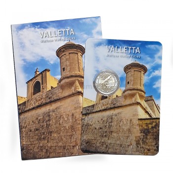 Moeda 2 Euros Valeta Malta 2026 Coincard