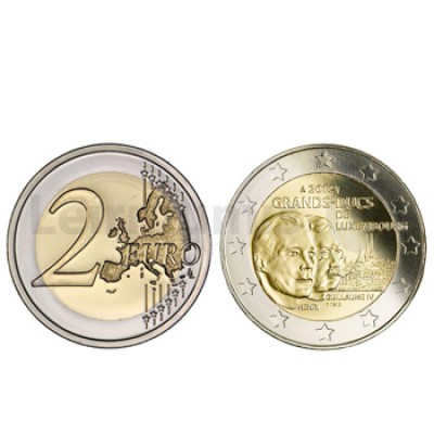 2 Euros Gran Duque Guilherme IV Luxemburgo 2012