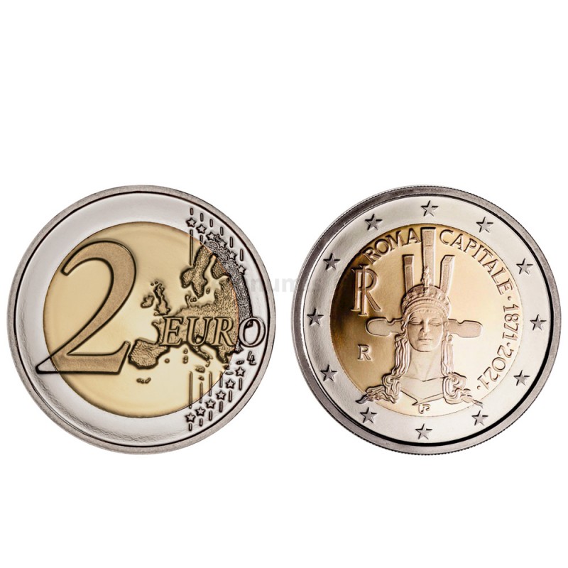 Moedas Comemorativas 2 Euros Itália Moedas Comemorativas 2 Euros Itália