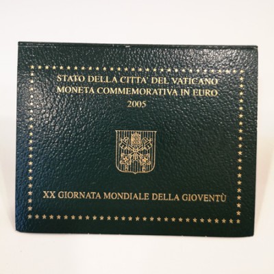 Moeda 2 Euros 20ª Jornada Mundial da Juventude Vaticano 2005
