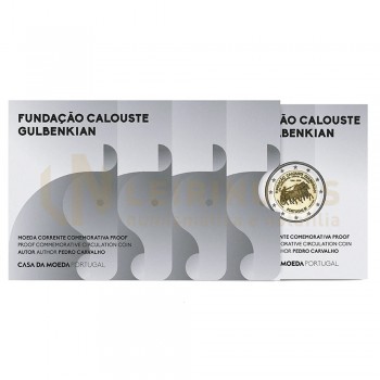 Moeda 2 Euros 70º Aniversário da Fundação Calouste Gulbenkian Portugal 2026 Proof