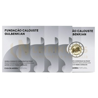 Moeda 2 Euros 70º Aniversário da Fundação Calouste Gulbenkian Portugal 2026 Proof