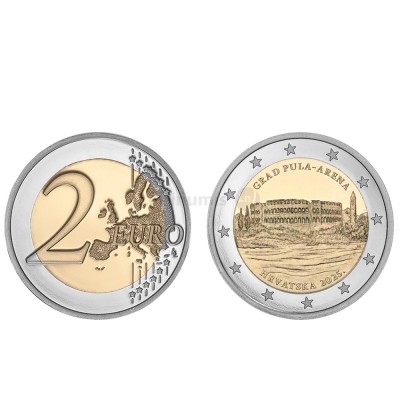 Moeda 2 Euro Arena Pula Croácia 2025