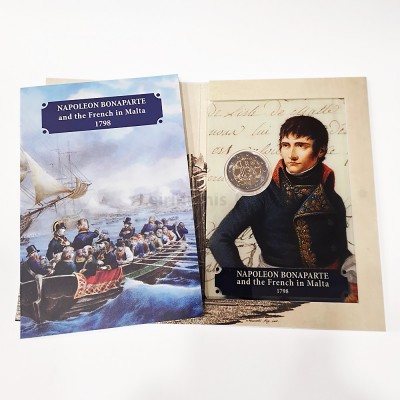 Moeda 2 Euros Napoleão Bonaparte 225 Anos Chegada dos Franceses a Malta 2023