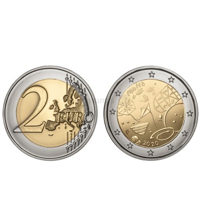 Moeda 2 Euros Os Jogos Malta 2020