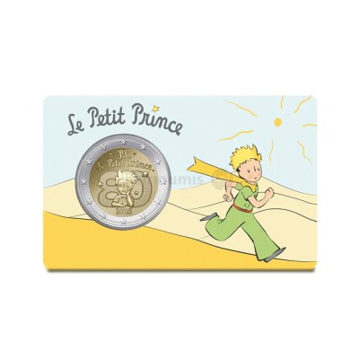 Moeda 2 Euro Pequeno Principe França 2026 Desert (A moeda é a mesma só muda a embalagem)