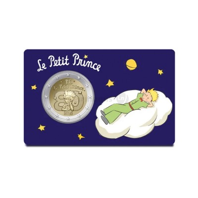 Moeda 2 Euro Pequeno Principe França 2026 Nuage (A moeda é a mesma só muda a embalagem)