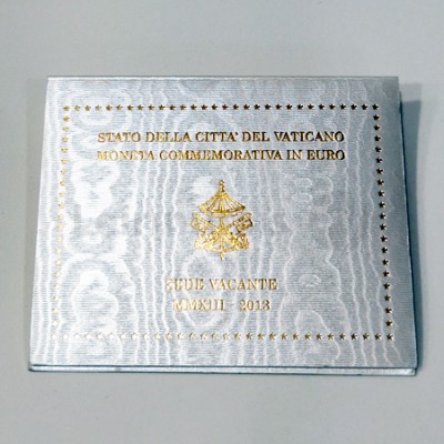 Moeda 2 Euros Sede Vacante Vaticano 2013