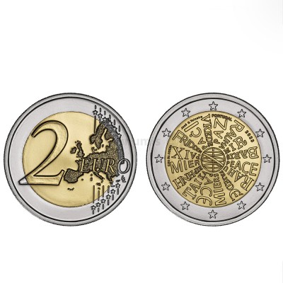 Moeda 2 Euros Uma Moeda Pela Paz Portugal 2023 BNC