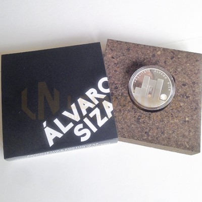 Moeda 7,5€ Arquiteto Álvaro Siza Portugal 2017 Prata Proof   